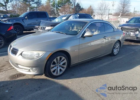 2011 BMW 328I из США, поврежденный, VIN WBADW3C5XBE439895